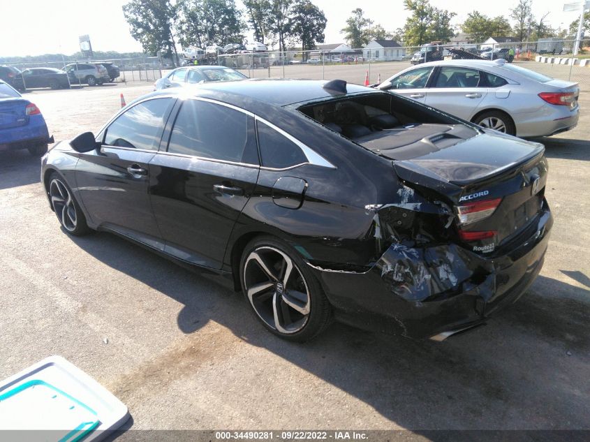 2021 HONDA ACCORD SEDAN SPORT VIN: 1HGCV1F32MA101645
