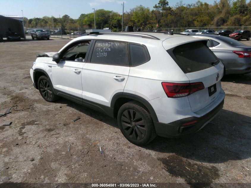 2022 VOLKSWAGEN TAOS S VIN: 3VVDX7B24NM057182