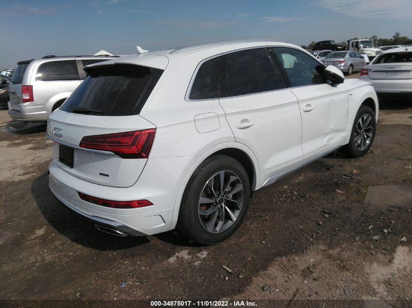 2022 AUDI Q5 S LINE PREMIUM PLUS VIN: WA1EAAFY8N2107812