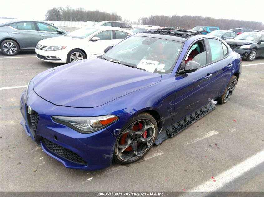 2021 ALFA ROMEO GIULIA TI SPORT VIN: ZARFANBN3M7644446