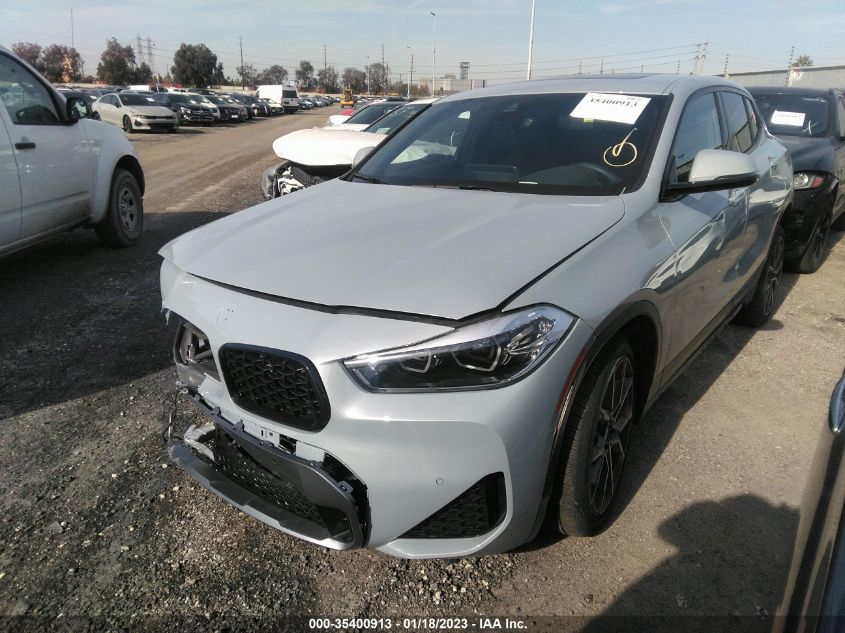 2022 BMW X2 SDRIVE28I VIN: WBXYH9C05N5U54883