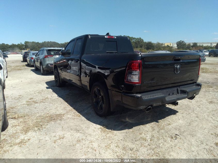 2021 RAM 1500 VIN: 1C6RREBT9MN807389