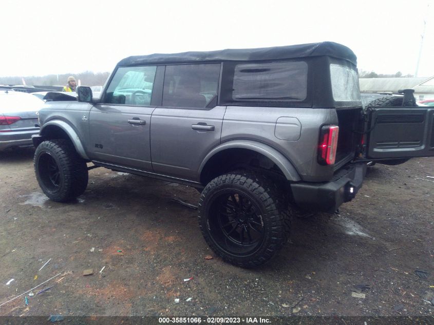 2022 FORD BRONCO BASE/BIG BEND VIN: 1FMEE5BP6NLA85295