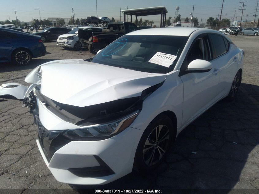2021 NISSAN SENTRA SV VIN: 3N1AB8CV8MY307760