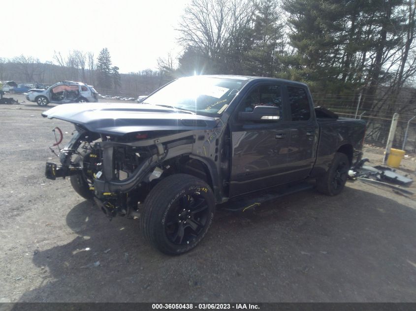 2022 RAM 1500 BIG HORN VIN: 1C6SRFBT1NN262460