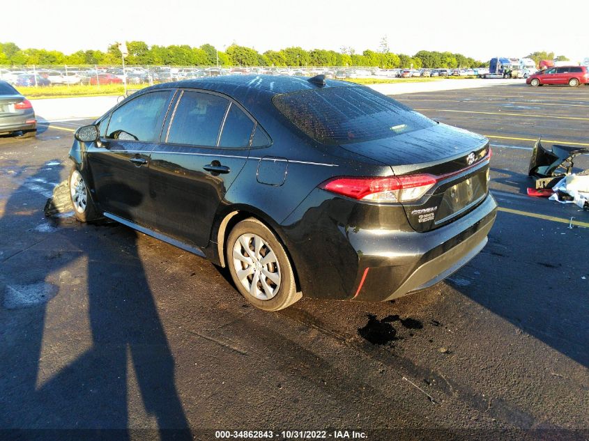 2021 TOYOTA COROLLA LE VIN: JTDEPMAE6MJ125832
