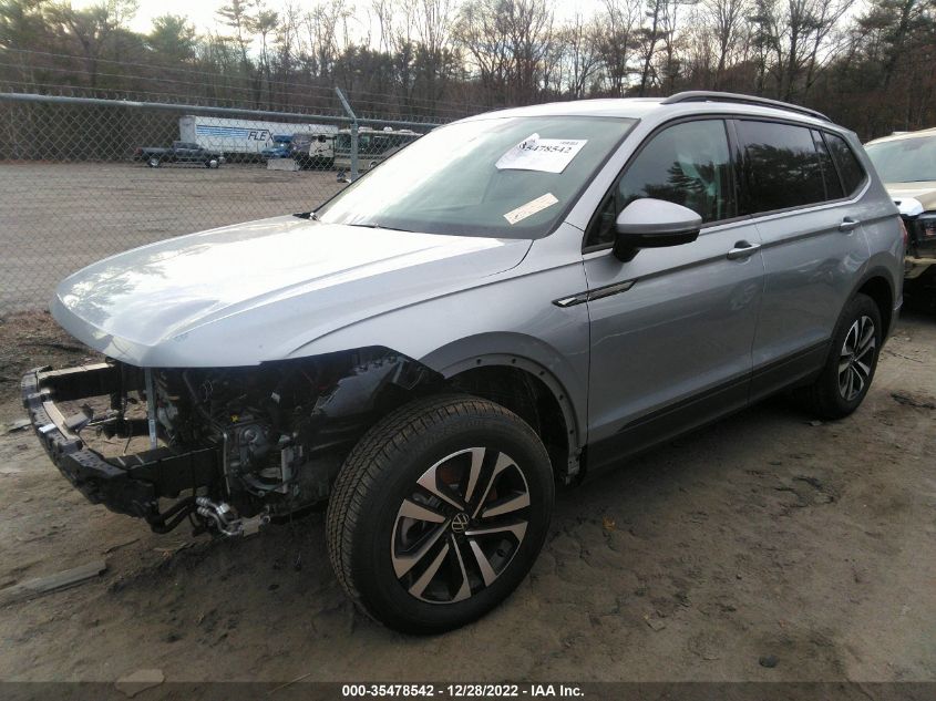 2022 VOLKSWAGEN TIGUAN S VIN: 3VV0B7AX5NM059954