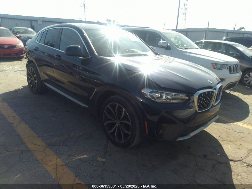 2022 BMW X4 XDRIVE30I VIN: 5UX33DT09N9K84799