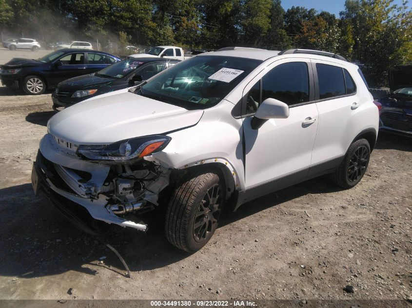 2022 CHEVROLET TRAX LT VIN: KL7CJPSM3NB524562