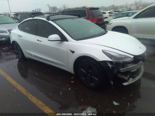2022 TESLA MODEL 3 LONG RANGE VIN: 5YJ3E1EBXNF114322