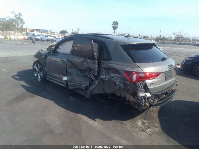 2022 AUDI Q3 S LINE PREMIUM PLUS VIN: WA1EECF33N1019650