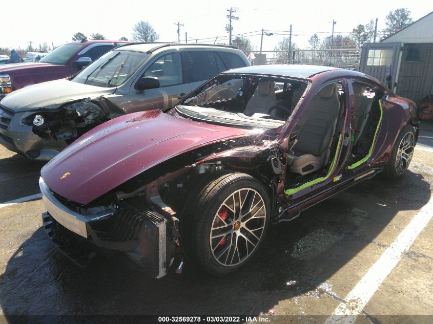 2021 PORSCHE TAYCAN 4S VIN: WP0AB2Y19MSA45121