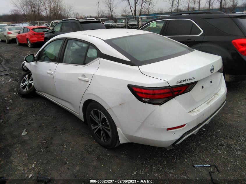 2022 NISSAN SENTRA SV VIN: 3N1AB8CV8NY235590