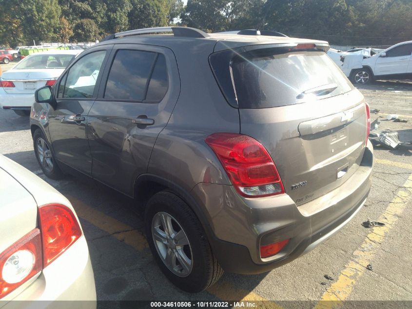 2021 CHEVROLET TRAX LT VIN: KL7CJLSB1MB309476