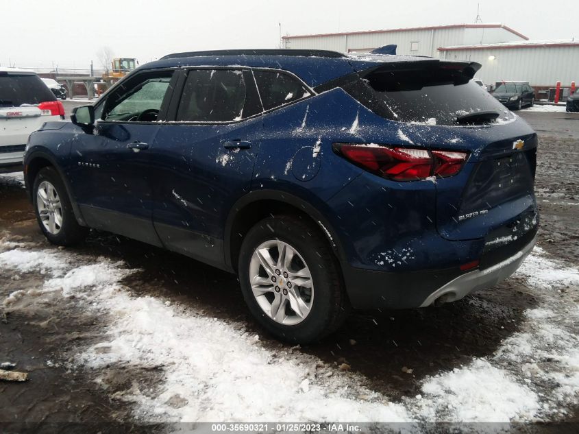 2022 CHEVROLET BLAZER LT VIN: 3GNKBHR44NS142303