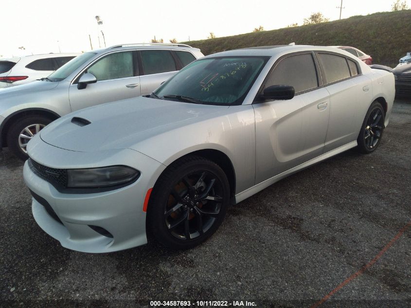 2021 DODGE CHARGER GT VIN: 2C3CDXHG5MH651996