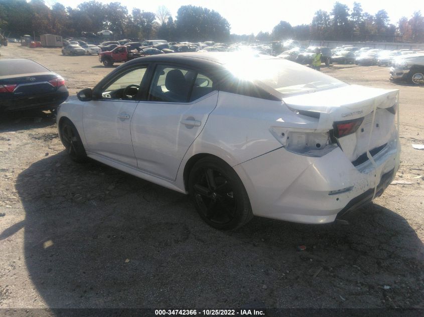 2021 NISSAN SENTRA SR VIN: 3N1AB8DV8MY287248