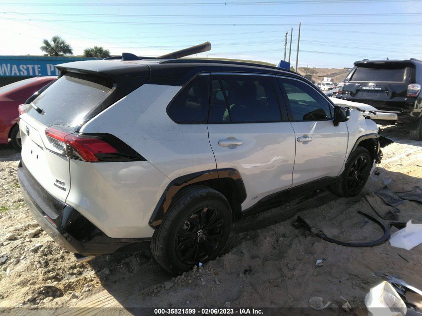 2022 TOYOTA RAV4 HYBRID XSE VIN: 4T3E6RFV7NU080010