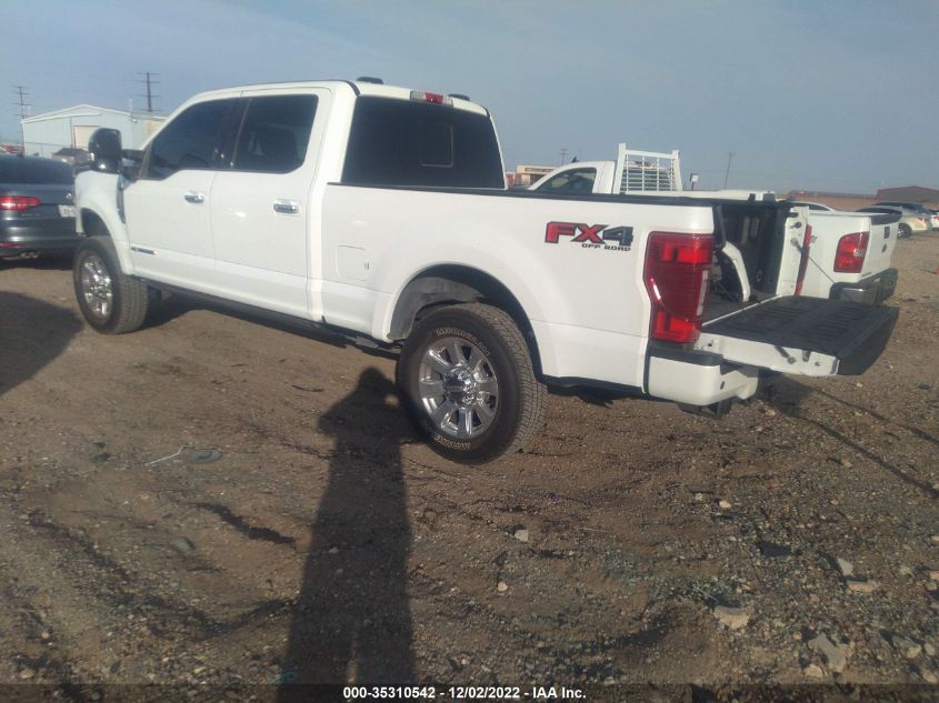2022 FORD SUPER DUTY F-250 SRW XL/XLT/LARIAT VIN: 1FT7W2BT6NED39596