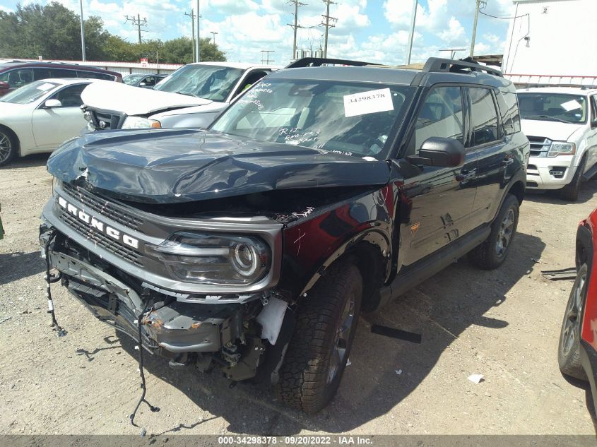 2022 FORD BRONCO SPORT BADLANDS VIN: 3FMCR9D91NRD47937