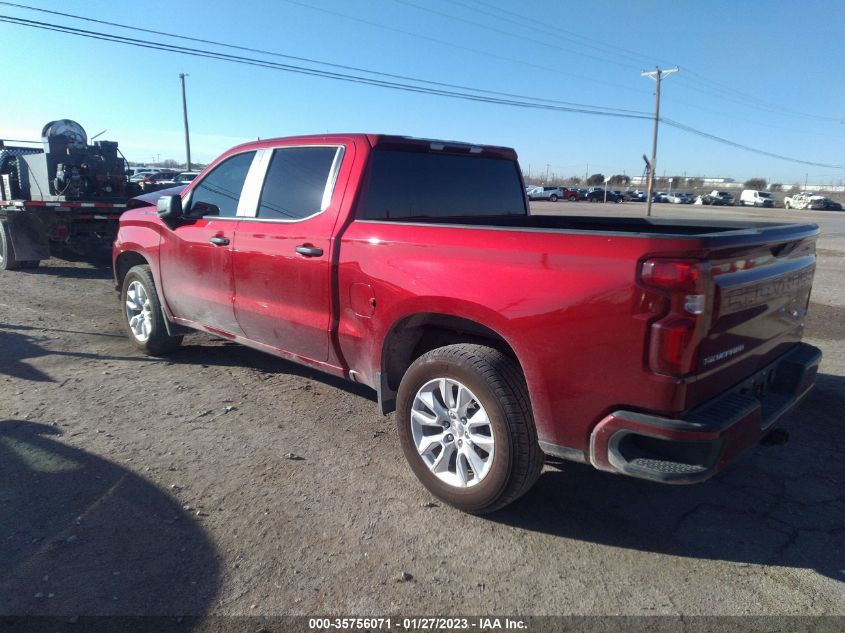 2021 CHEVROLET SILVERADO 1500 CUSTOM VIN: 1GCPWBEK9MZ410428