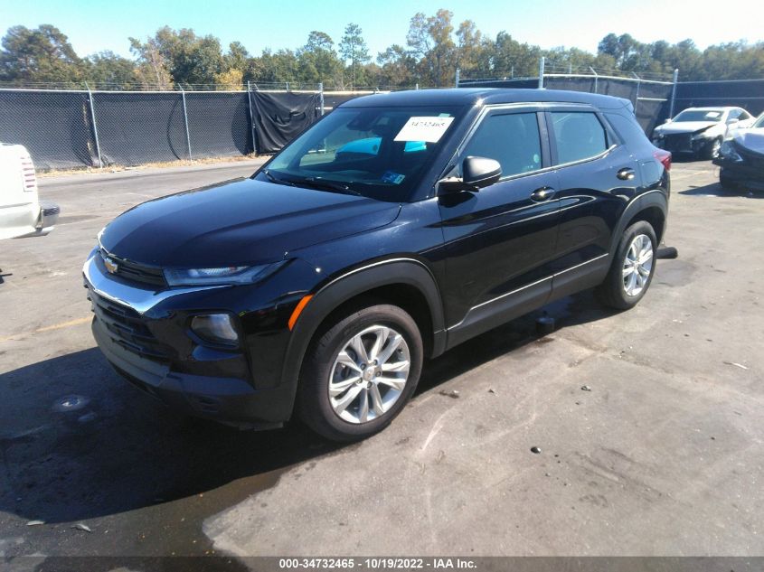 2021 CHEVROLET TRAILBLAZER LS VIN: KL79MMS29MB153839