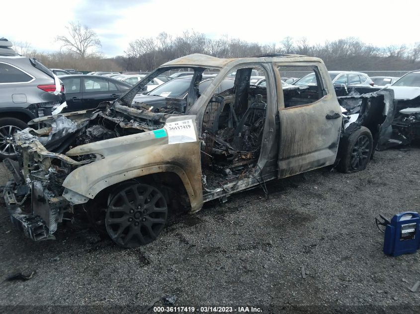 2022 TOYOTA TUNDRA 4WD PLATINUM VIN: 5TFNA5DB6NX020621