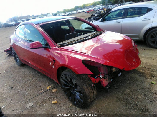 2021 TESLA MODEL 3 PERFORMANCE VIN: 5YJ3E1EC2MF050834