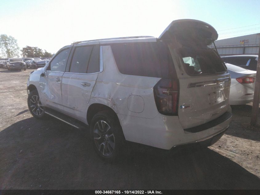 2021 CHEVROLET TAHOE LT VIN: 1GNSCNKD5MR124433