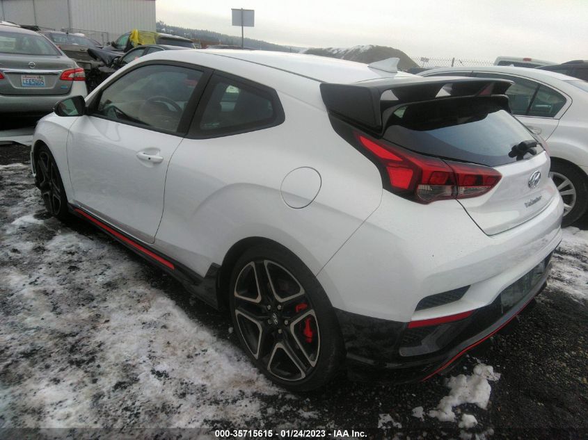 2022 HYUNDAI VELOSTER N VIN: KMHT36AH7NU013111