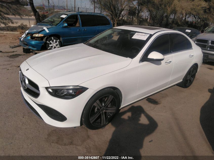 2022 MERCEDES-BENZ C-CLASS C 300 VIN: W1KAF4GB6NR038293