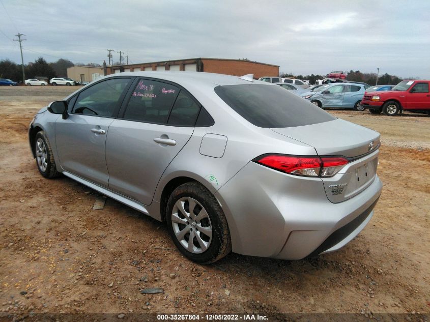 2021 TOYOTA COROLLA LE VIN: JTDEPMAE1MJ176851