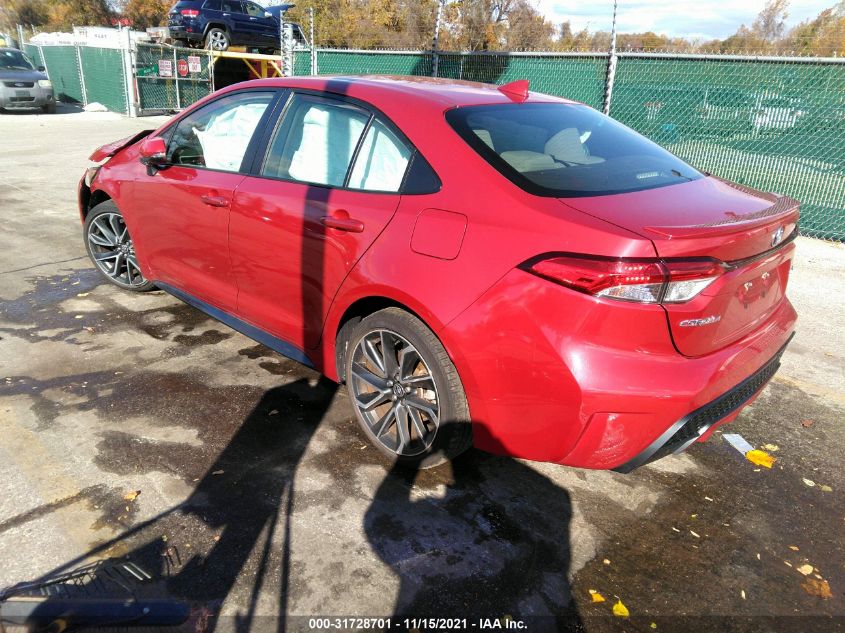2020 TOYOTA COROLLA SE/NIGHTSHADE VIN: JTDS4RCE4LJ008531