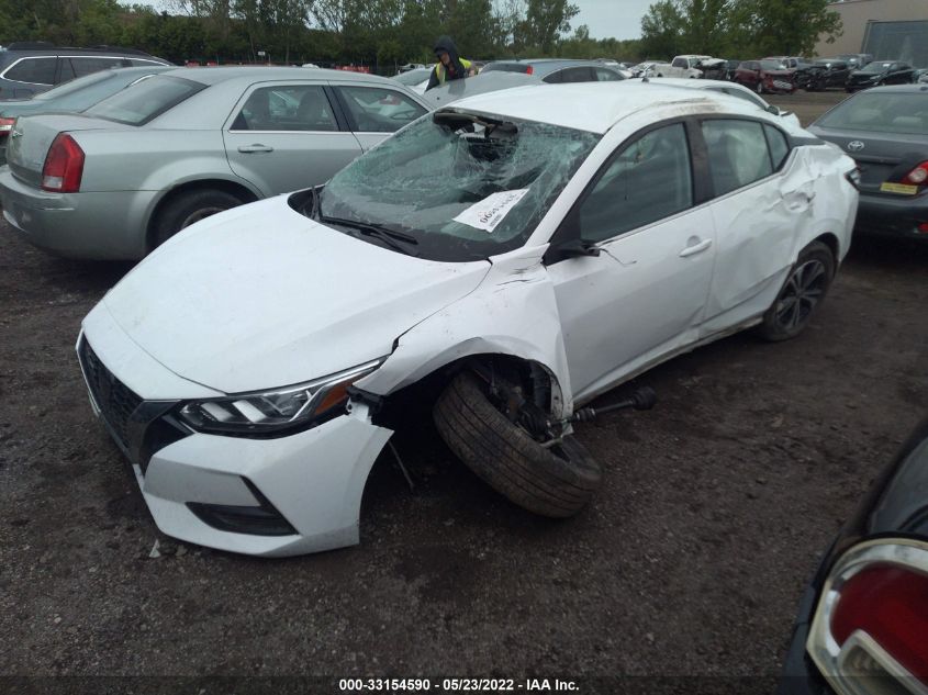 2021 NISSAN SENTRA SV VIN: 3N1AB8CV7MY208170