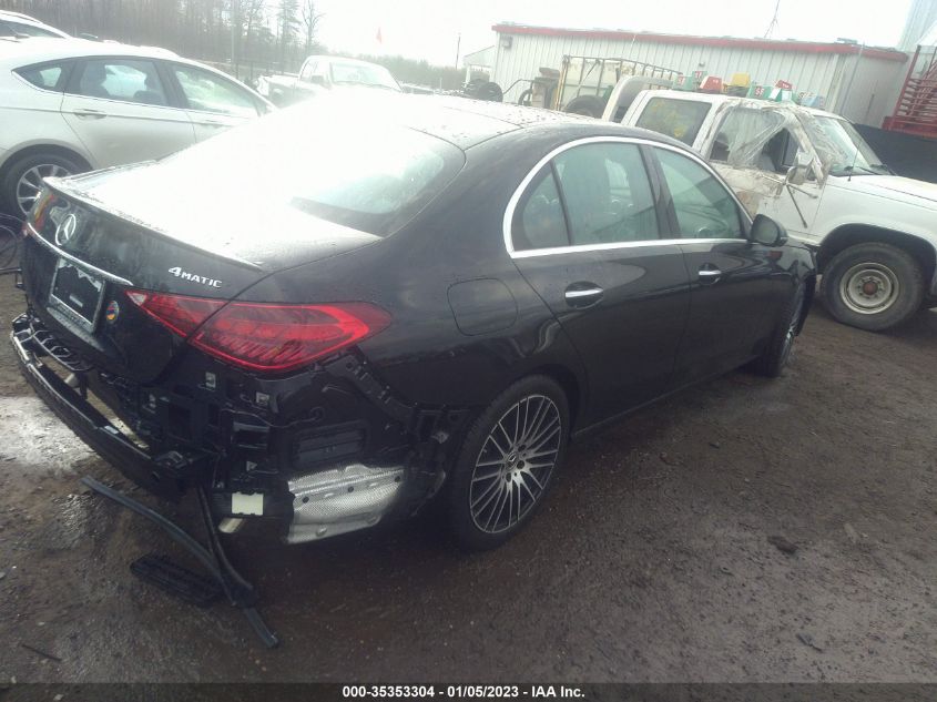 2022 MERCEDES-BENZ C-CLASS C 300 VIN: W1KAF4HB8NR055014