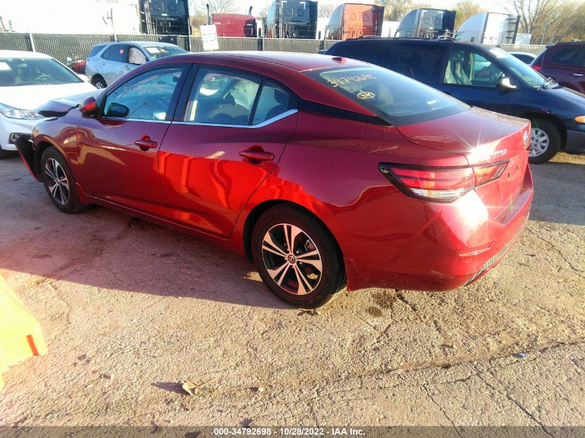 2021 NISSAN SENTRA SV VIN: 3N1AB8CV6MY291235