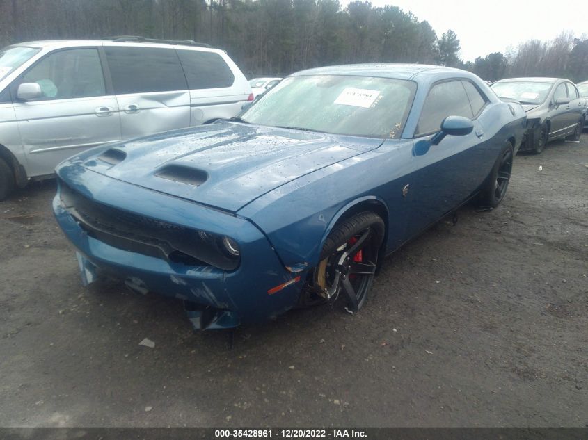 2022 DODGE CHALLENGER SRT HELLCAT REDEYE VIN: 2C3CDZL92NH148755