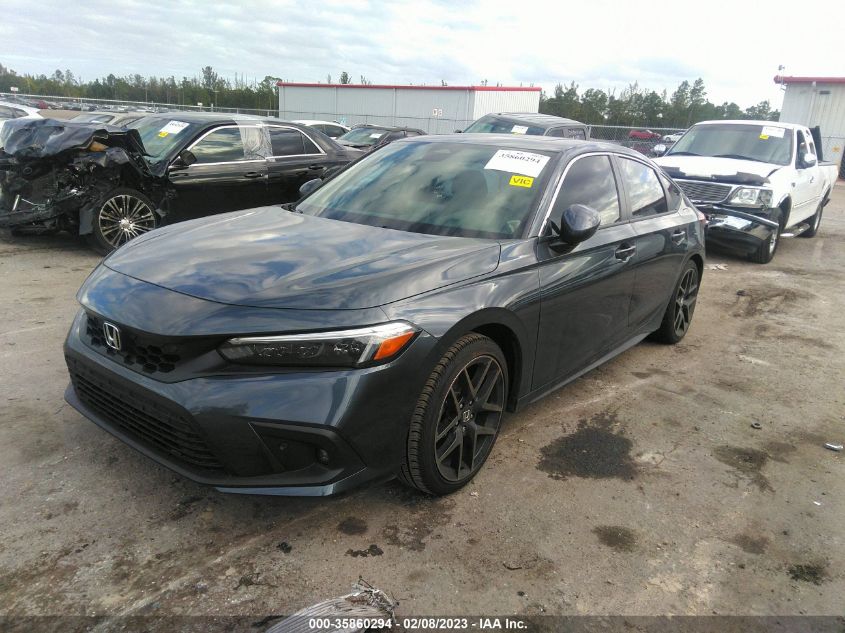 2022 HONDA CIVIC HATCHBACK SPORT TOURING VIN: 19XFL1H88NE020707