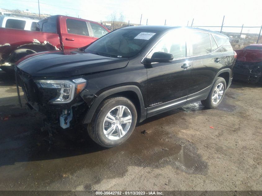 2022 GMC TERRAIN SLE VIN: 3GKALTEV6NL161579
