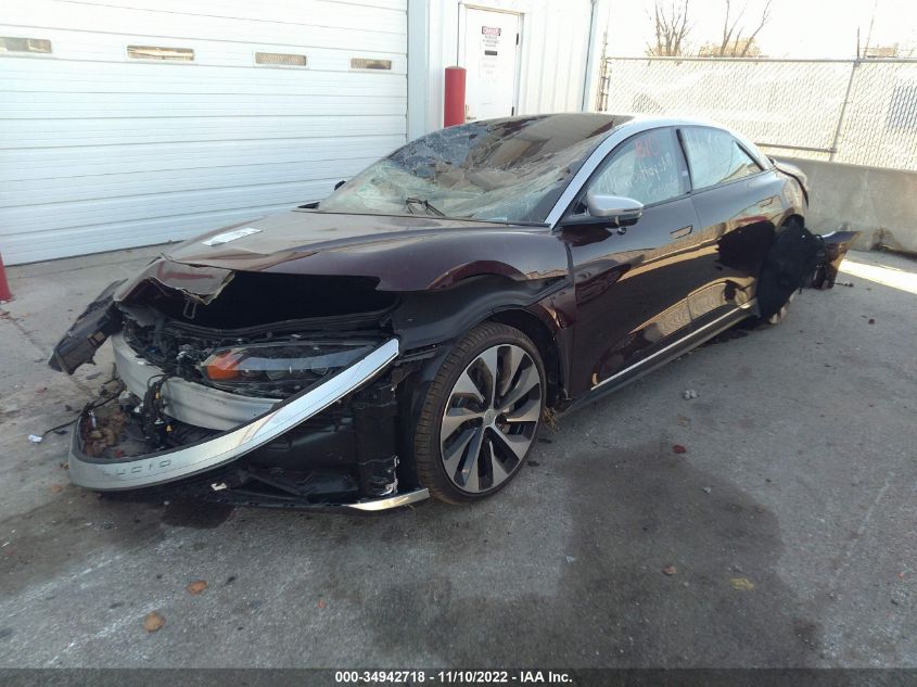 2022 LUCID AIR GRAND TOURING VIN: 50EA1GBA3NA003262