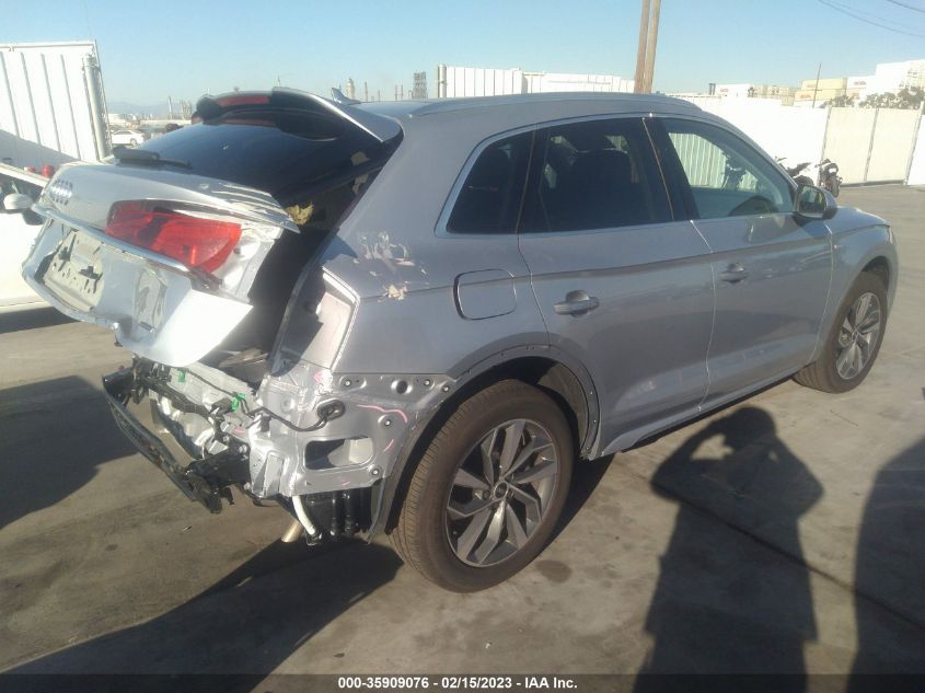 2022 AUDI Q5 S LINE PREMIUM VIN: WA1GABFY9N2031693