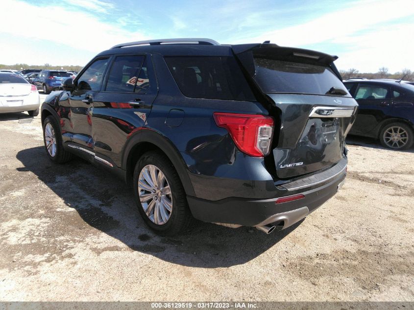 2022 FORD EXPLORER LIMITED VIN: 1FMSK7FH2NGC49256