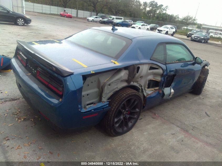 2022 DODGE CHALLENGER R/T SCAT PACK VIN: 2C3CDZFJ1NH128860
