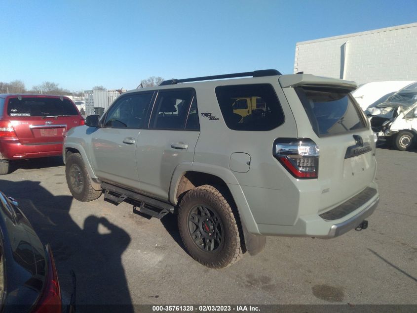 2022 TOYOTA 4RUNNER TRD OFF ROAD PREMIUM VIN: JTERU5JR5N6080773