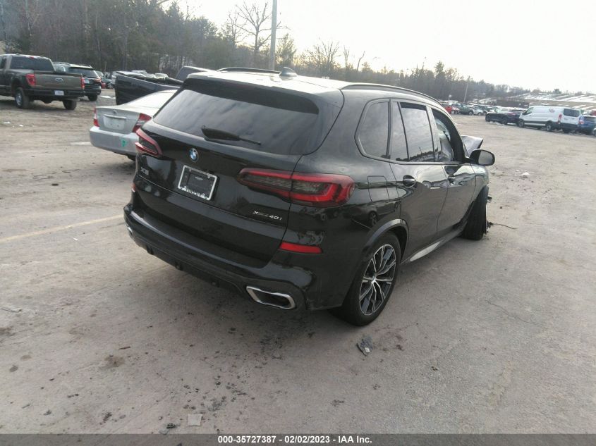 2021 BMW X5 XDRIVE40I VIN: 5UXCR6C02M9G24676