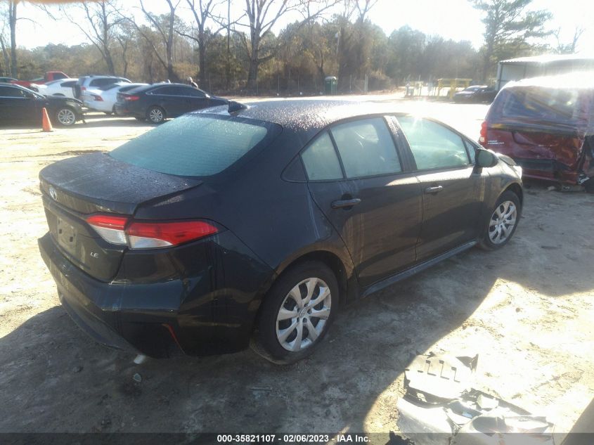 2022 TOYOTA COROLLA LE VIN: 5YFEPMAE1NP373922