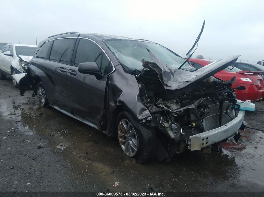 2022 TOYOTA SIENNA LE VIN: 5TDKRKEC2NS112154