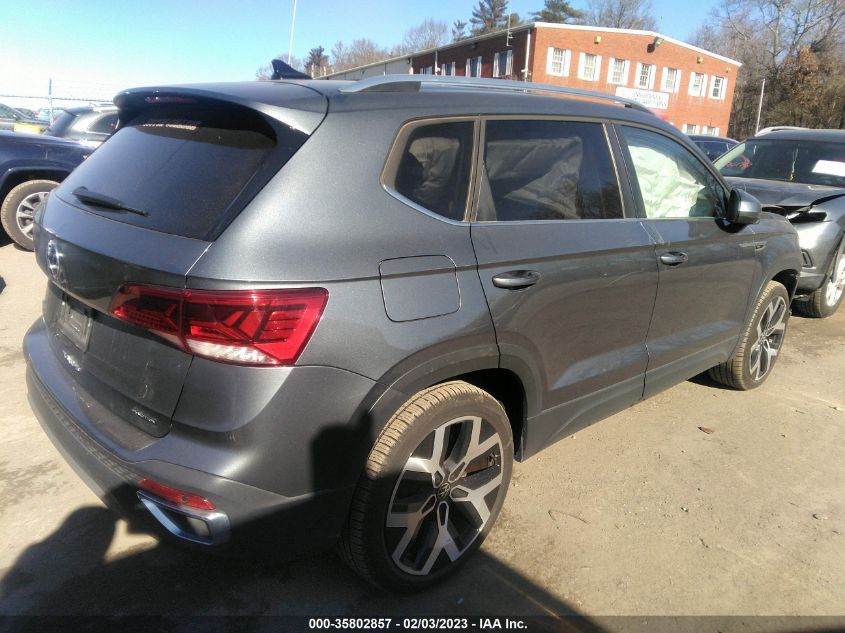 2022 VOLKSWAGEN TAOS SEL VIN: 3VV2X7B27NM017332