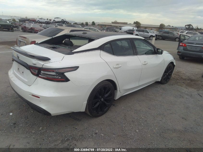 2021 NISSAN MAXIMA SR VIN: 1N4AA6EV5MC506359