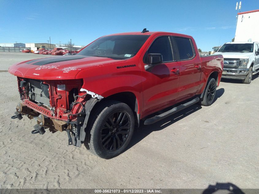 2021 CHEVROLET SILVERADO 1500 RST VIN: 1GCUYEEDXMZ386933